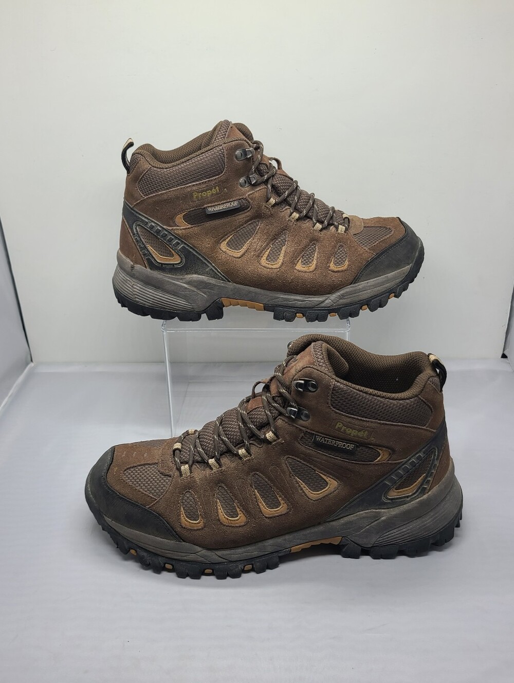 PROPET M3599 Ridge Walker Brown Suede and Mesh Waterproof Hiker Boot - Men 10.5